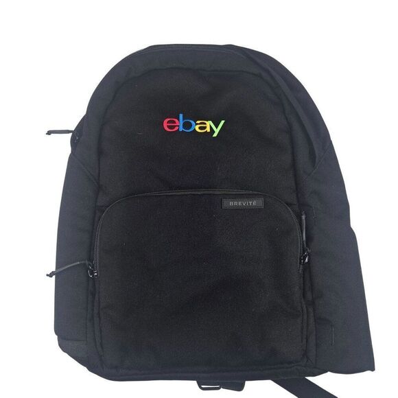 New Brevitē Backpack Triple Black Logo Laptop Pack - Picture 1 of 9
